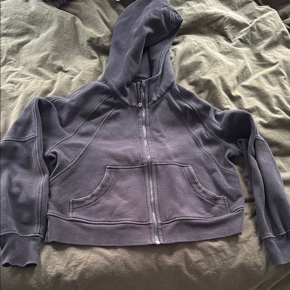 Black Zip-Up Hoodie